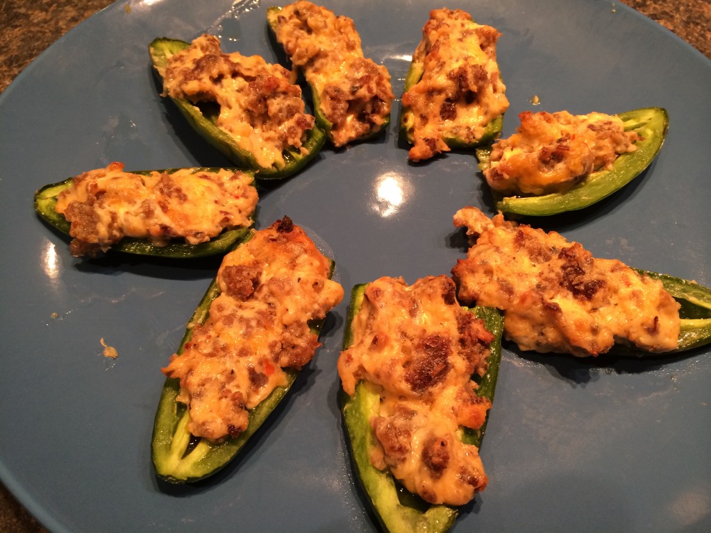 Day 2 Stuffed jalapenos perfect low carb / keto snack Keto Kate