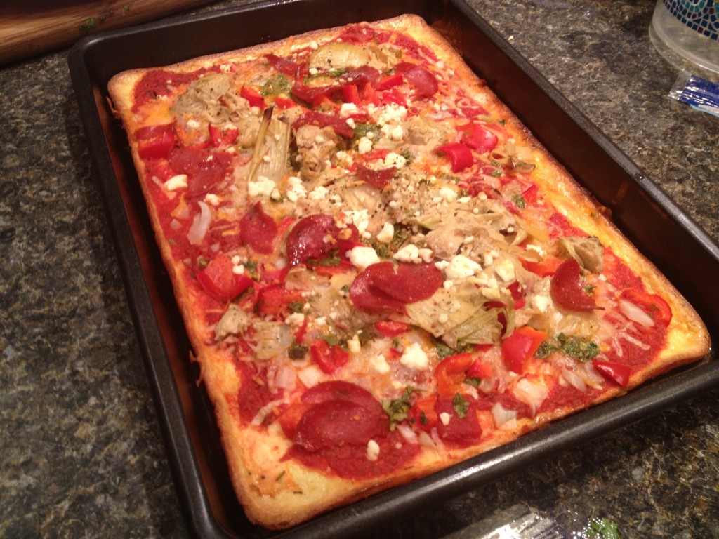 Keto / low carb pizza crust made from cream cheese Keto Kate